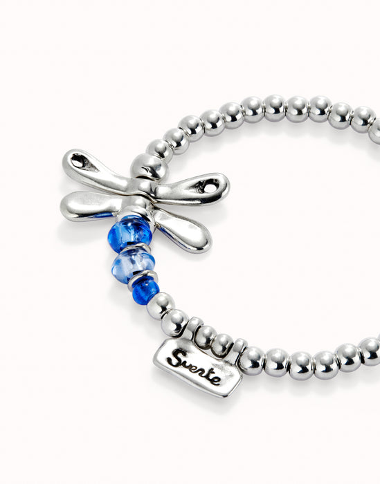 UNOde50 Dragonfly & Blue Crystal Bracelet