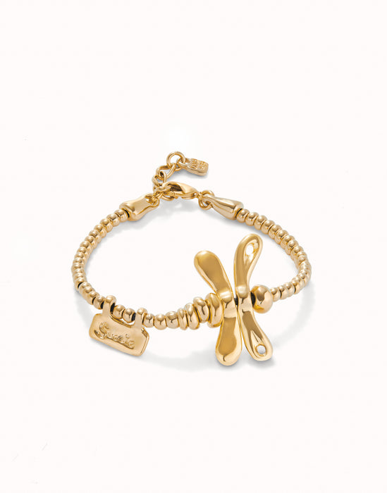 UNOde50 Dragonfly Gold Bracelet