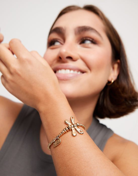 UNOde50 Dragonfly Gold Bracelet