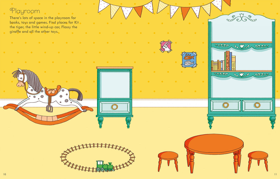 Usborne First Sticker Book Doll's House