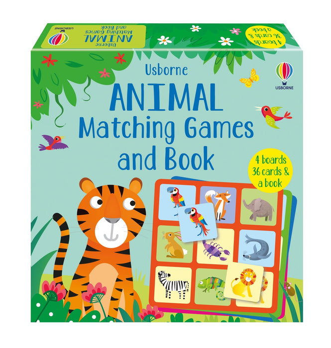 Usborne Animal Matching Games And Book