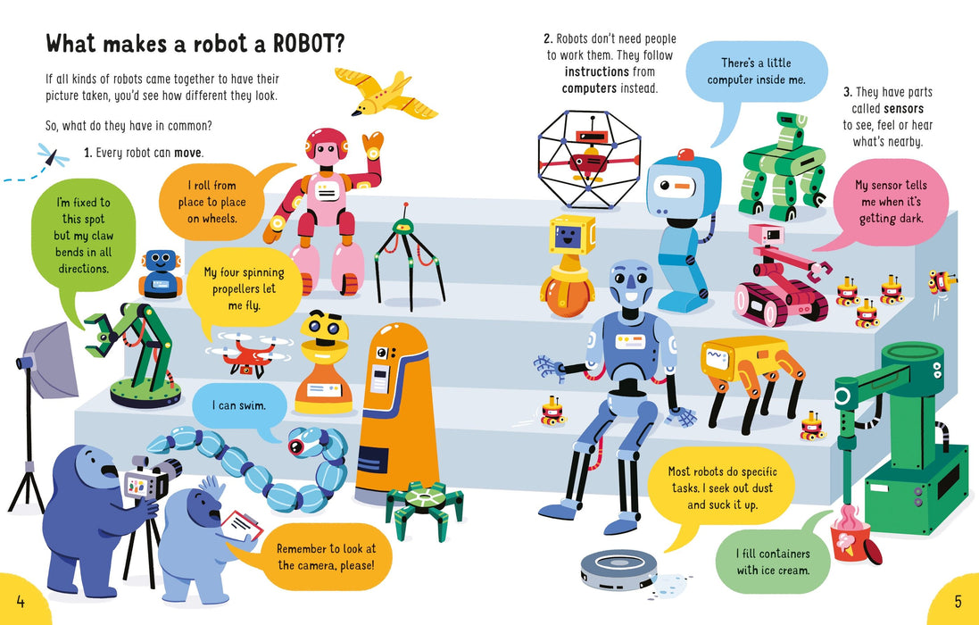 Usborne Lots of Things to Know About Robots Book