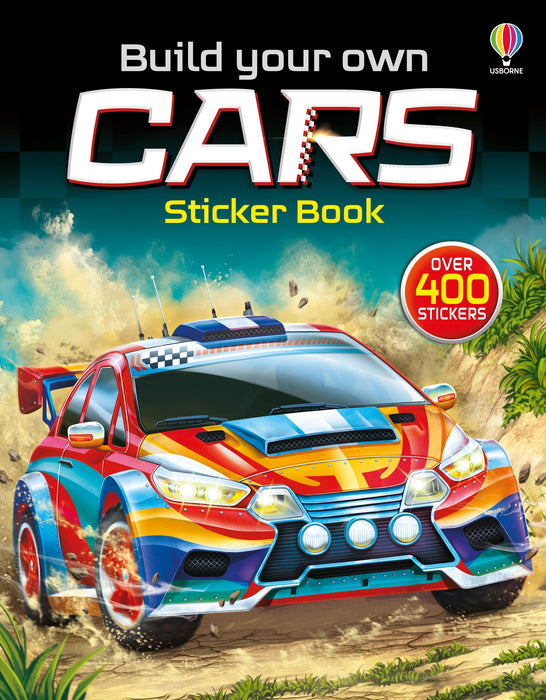 Usborne Build Your Own Cars Sticker Book
