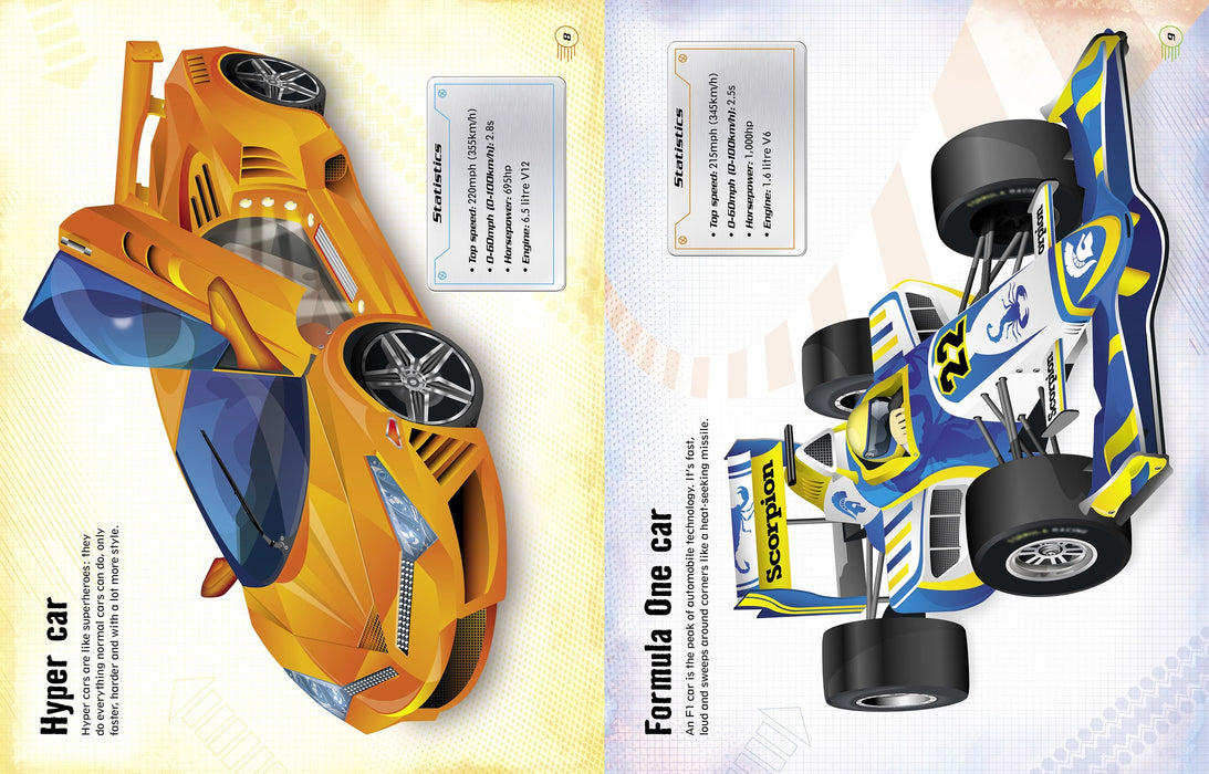 Usborne Build Your Own Cars Sticker Book