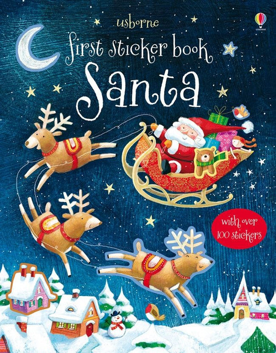 Usborne First Sticker Book Santa