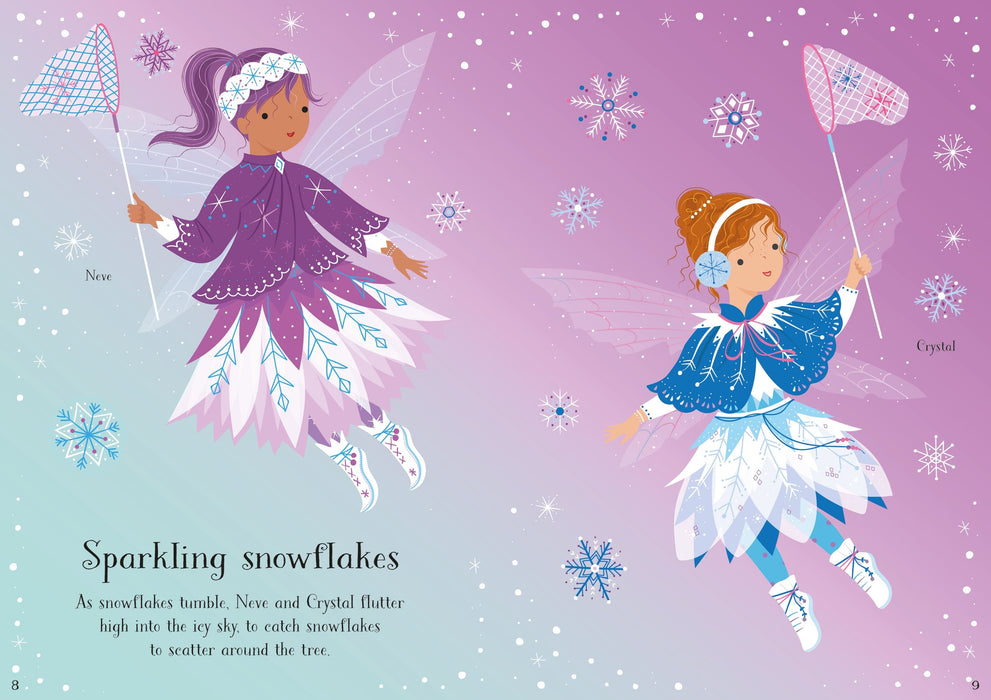 Usborne Little Sticker Dolly Dressing Christmas Fairy