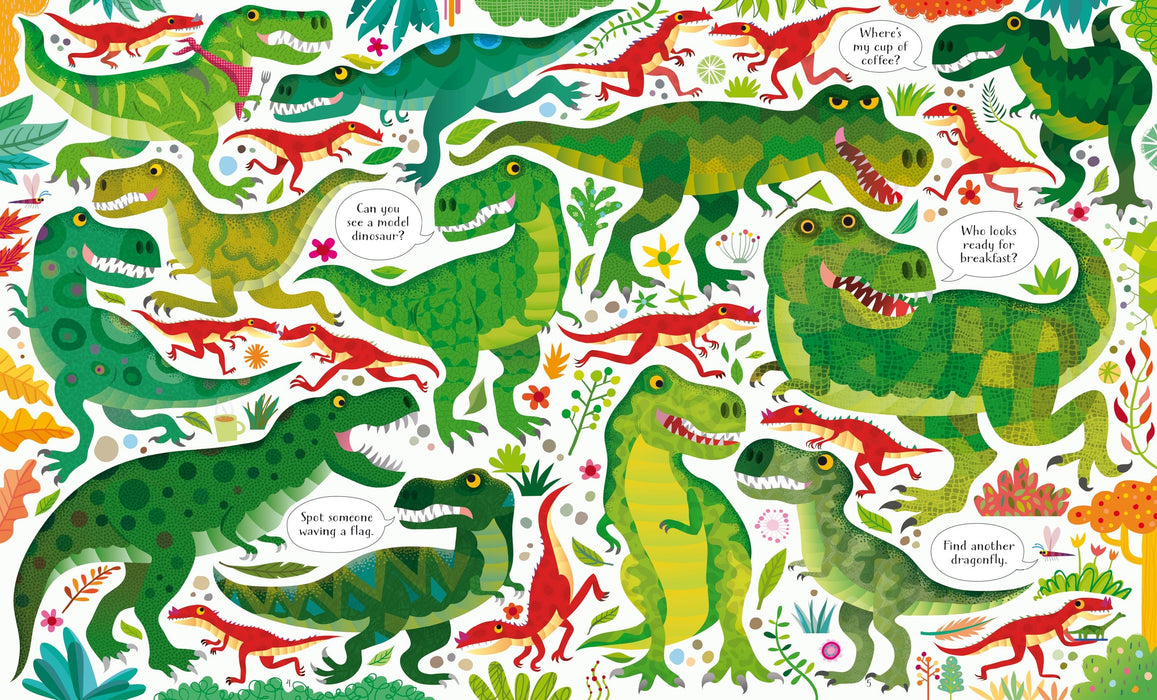 Usborne Book And Jigsaw Dinosaurs