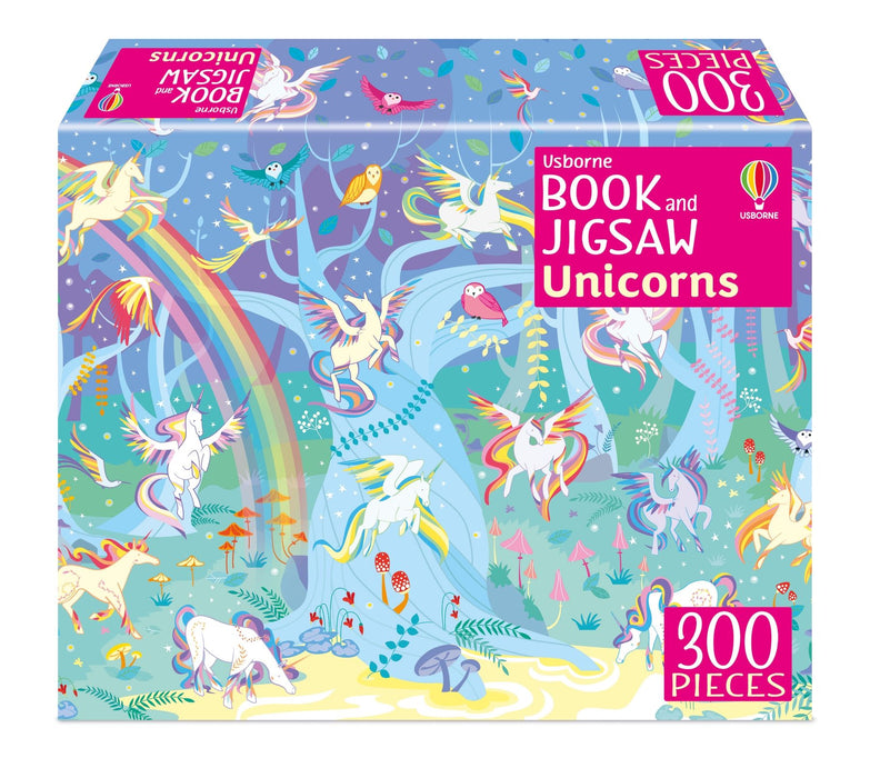 Usborne Book And Jigsaw Unicorns