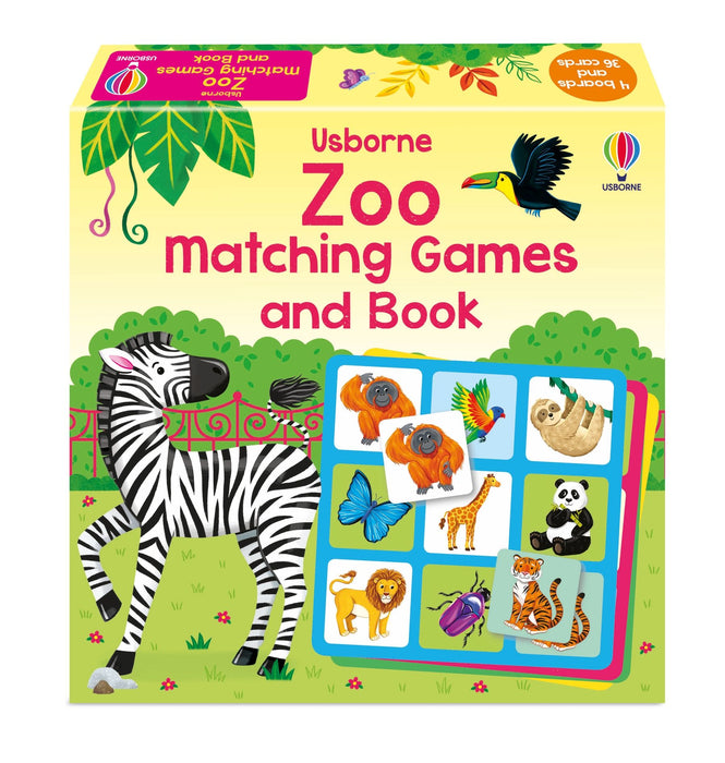 Usborne Zoo Matching Games And Book