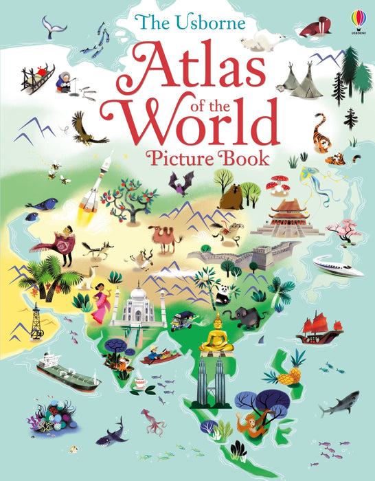 Usborne Atlas and Jigsaw Map Of The World