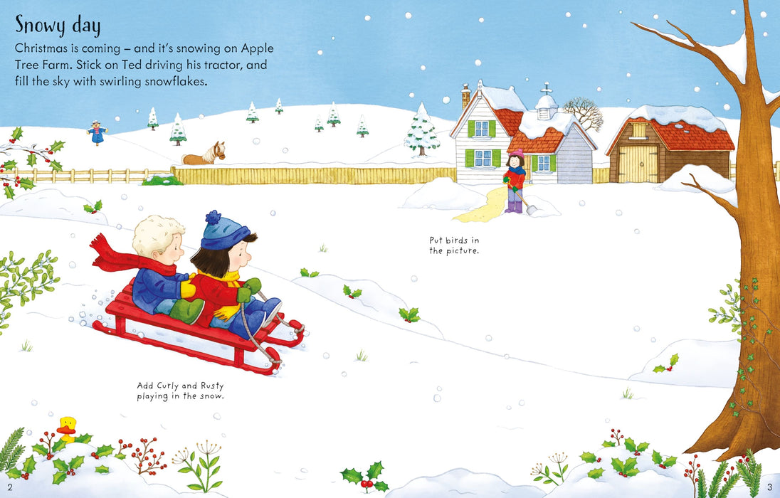 Usborne Poppy And Sam's Christmas Sticker Book