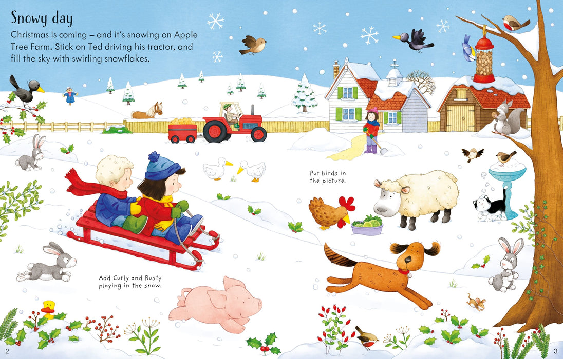 Usborne Poppy And Sam's Christmas Sticker Book