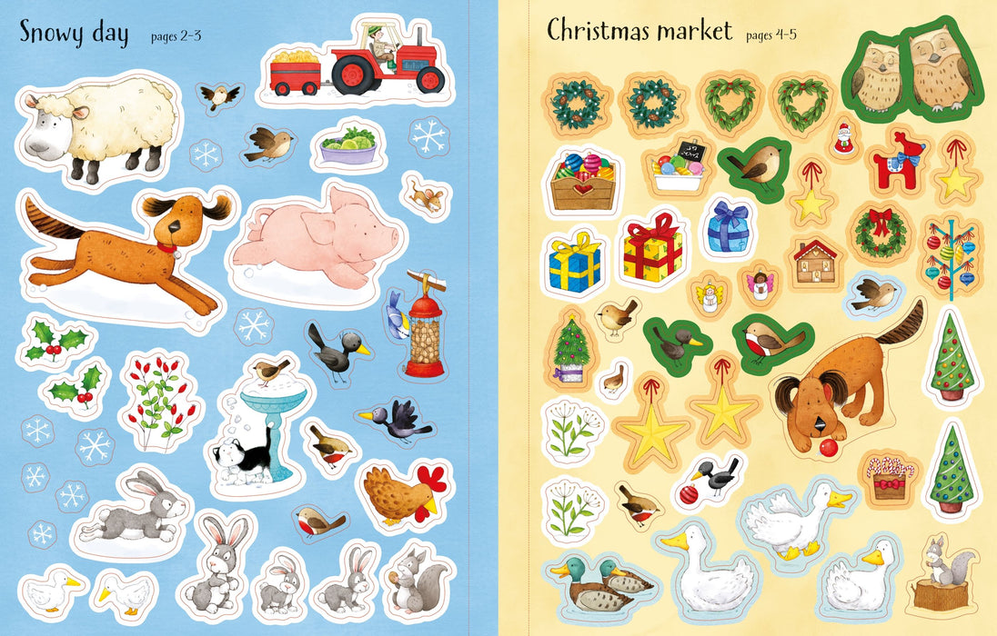 Usborne Poppy And Sam's Christmas Sticker Book