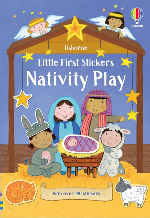 Usborne Little First Stickers Nativity Play