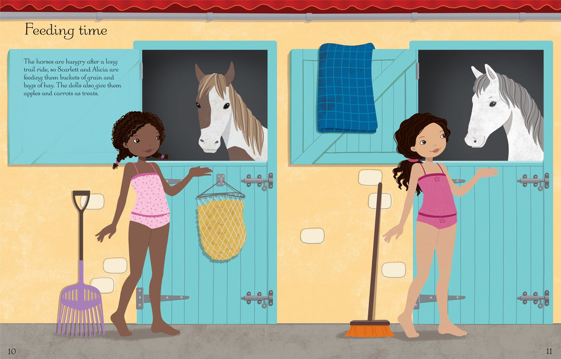 Usborne Dolly Dressing At the Stables