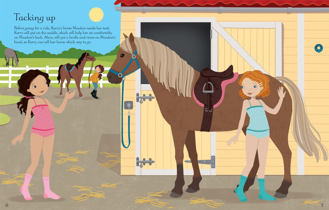 Usborne Dolly Dressing At the Stables