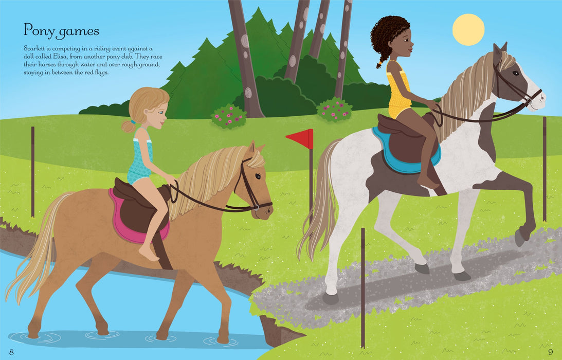 Usborne Dolly Dressing At the Stables