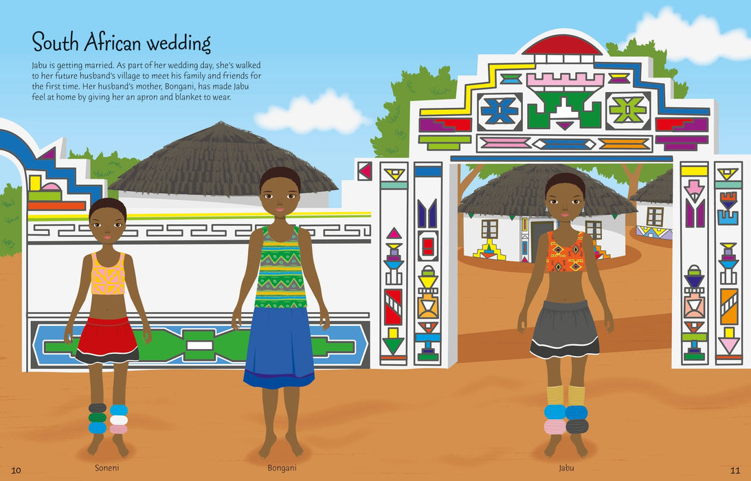 Usborne Dolly Dressing Costumes Around the World