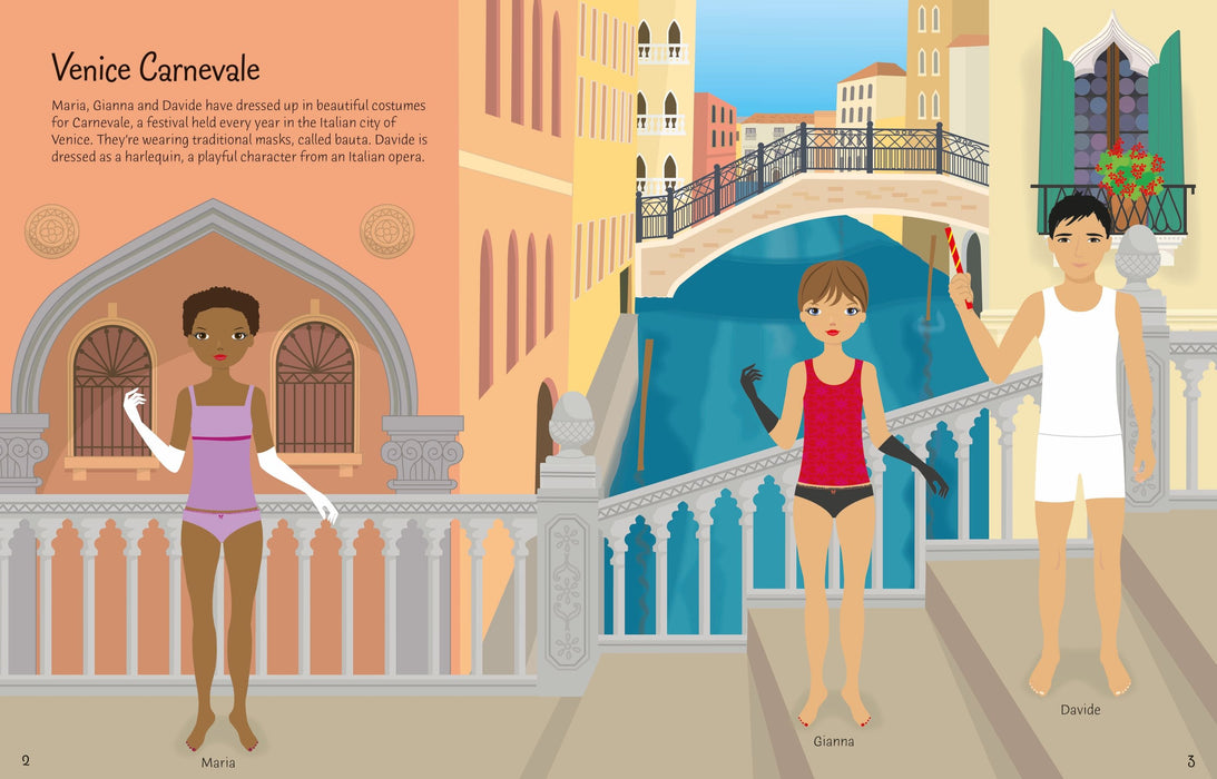 Usborne Dolly Dressing Costumes Around the World