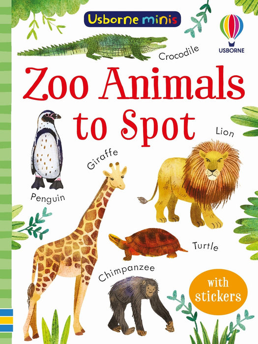 Usborne Minis Zoo Animals To Spot Book