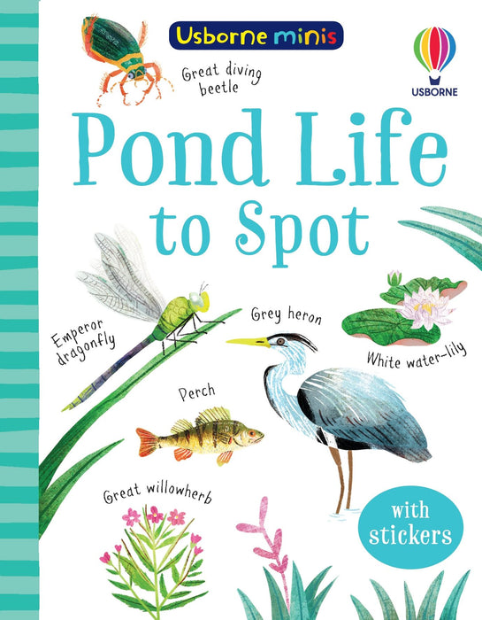 Usborne Minis Pond Life To Spot Book