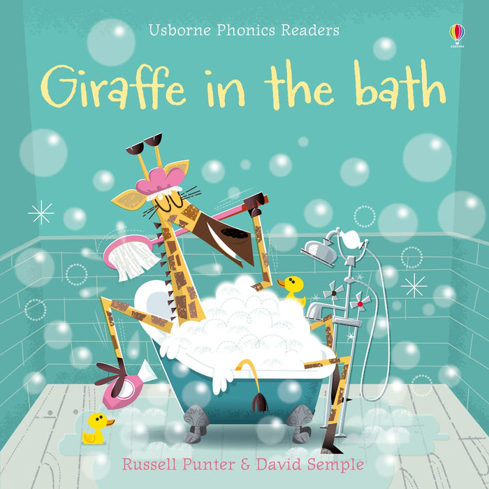 Usborne Giraffe In The Bath Phonics Book