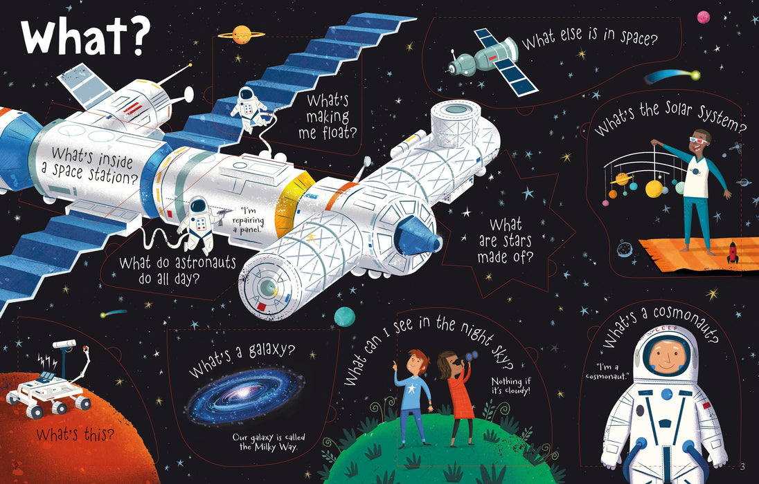 Usborne Lift-The-Flap Questions And Answers About Space
