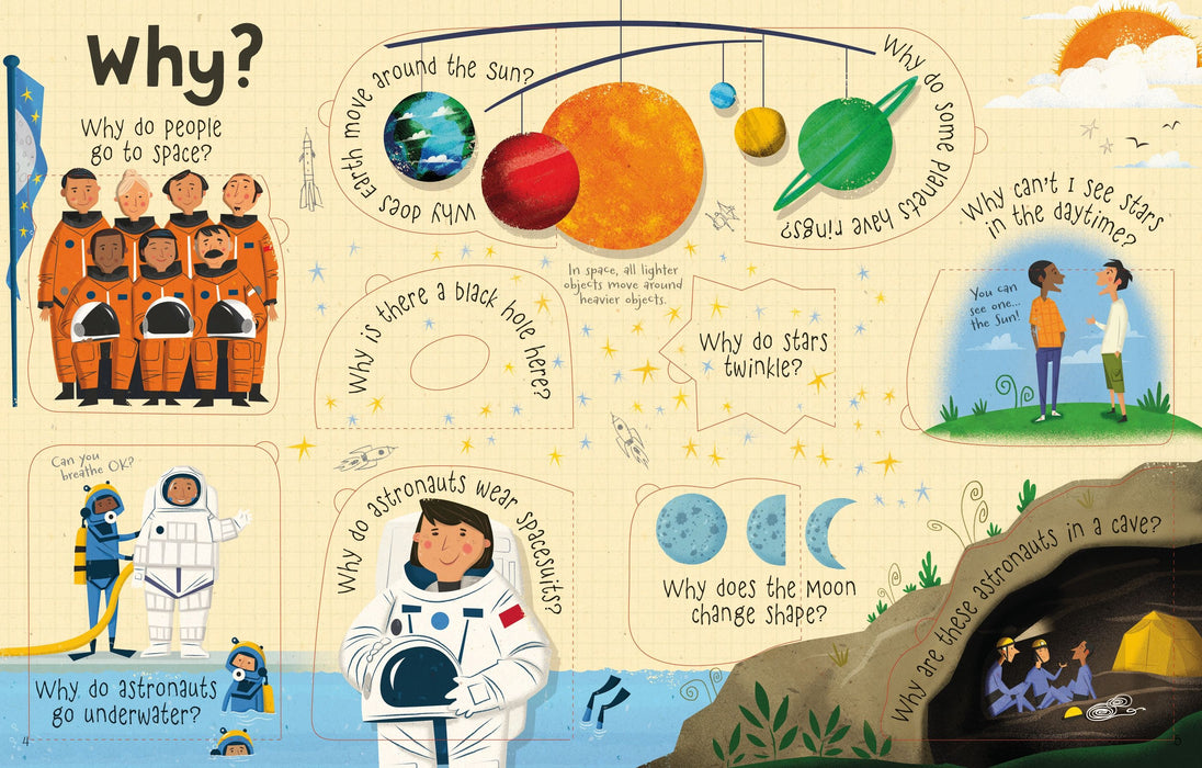 Usborne Lift-The-Flap Questions And Answers About Space