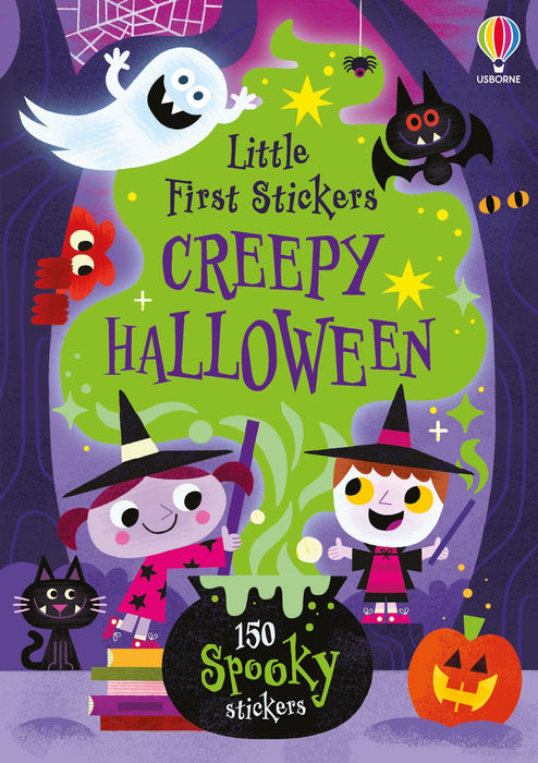 Usborne Little First Stickers Creepy Halloween