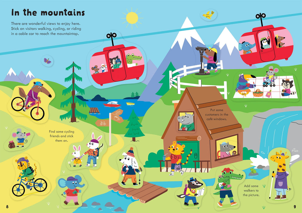 Usborne Little First Stickers Holiday