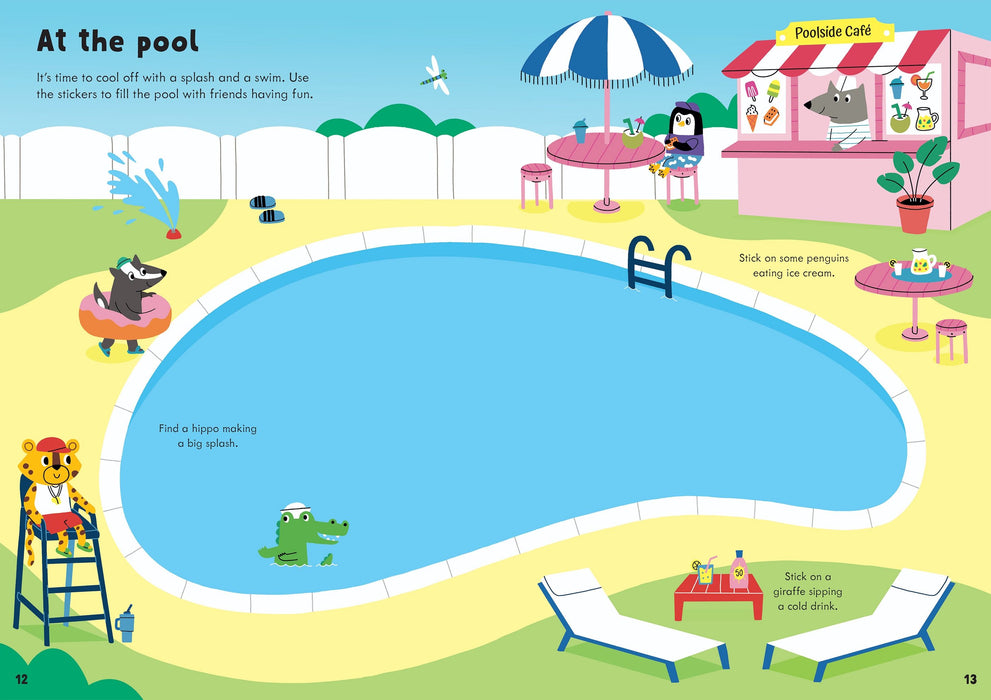 Usborne Little First Stickers Holiday
