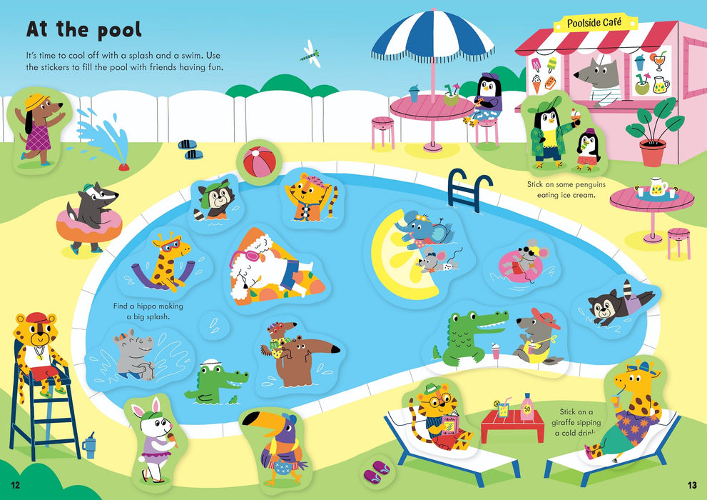 Usborne Little First Stickers Holiday