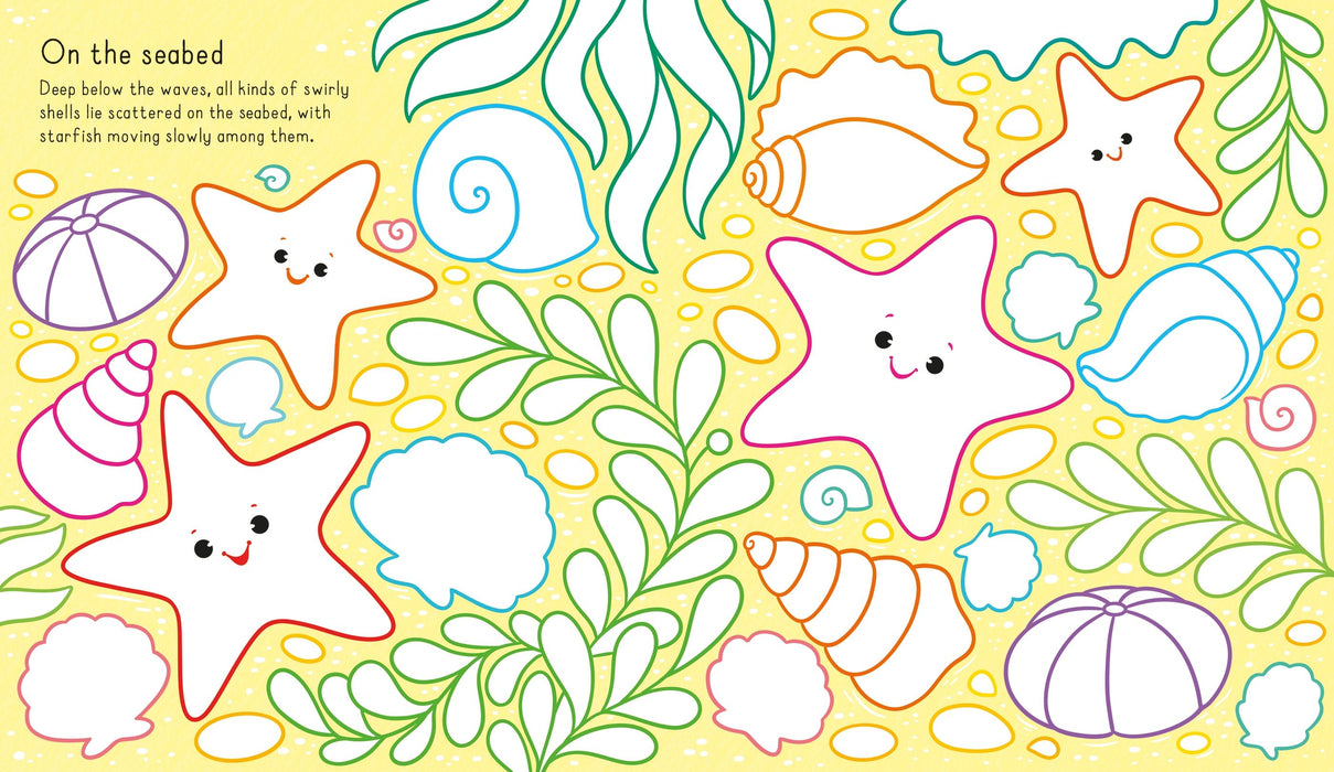 Usborne  Magic Paper Under The Sea Book