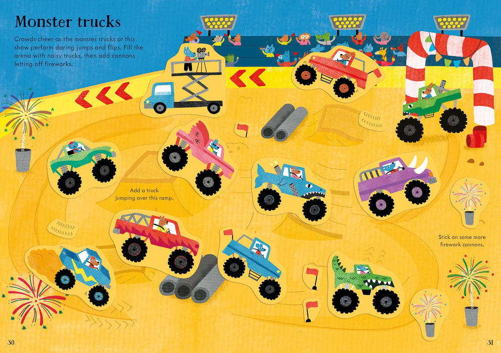Usborne My First Sticker Book Big Machines