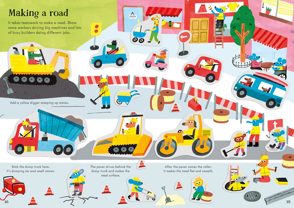 Usborne My First Sticker Book Big Machines