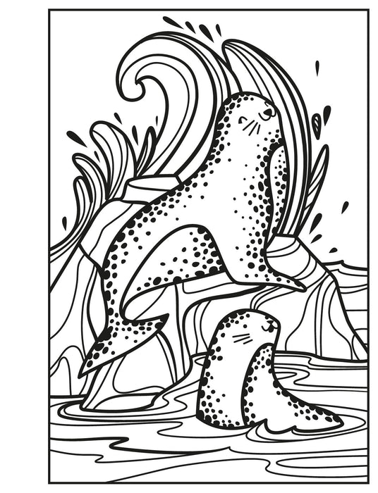 Usborne Seashore Magic Painting Book