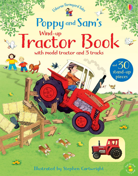 Usborne Poppy And Sam's Wind-Up Tractor Book