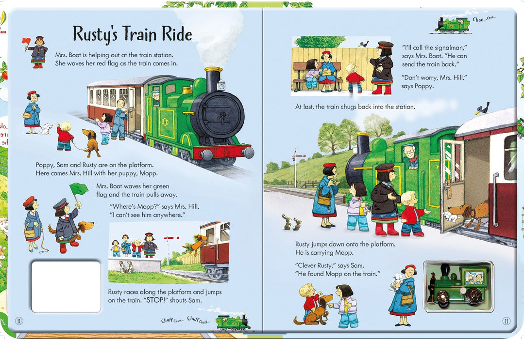 Usborne Poppy And Sam's Wind-Up Train Book