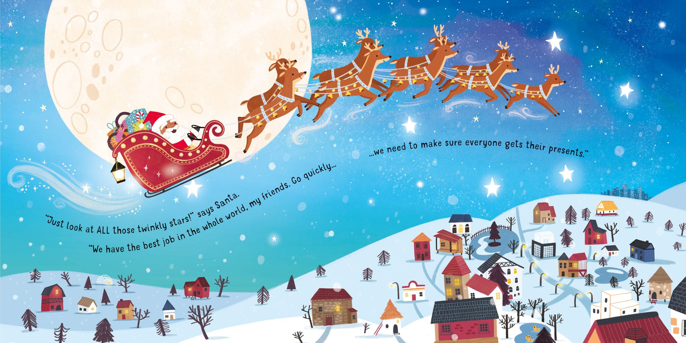 Usborne Twinkly Twinkly Santa's Sleigh Ride