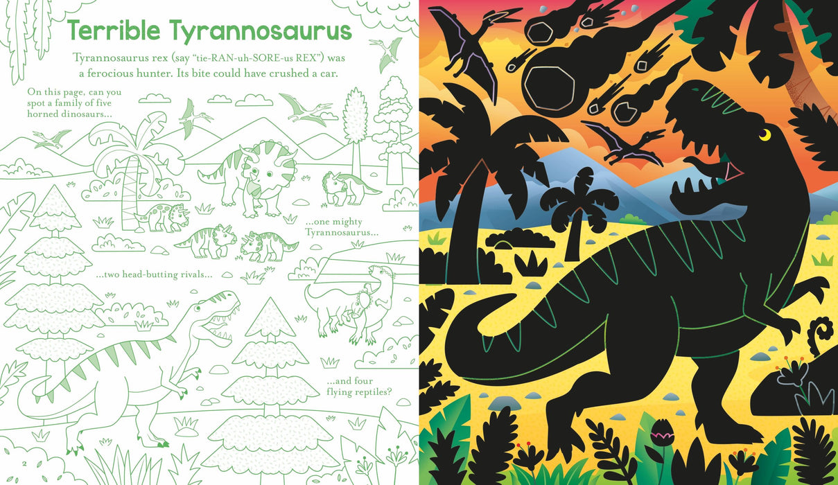 Usborne Scratch Activities Dinosaurs