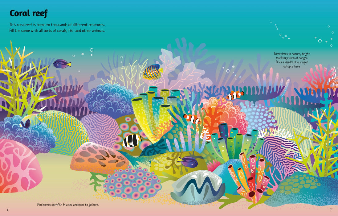 Usborne The Oceans First Sticker Book