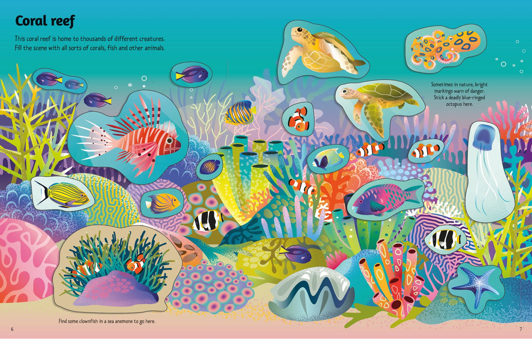 Usborne The Oceans First Sticker Book