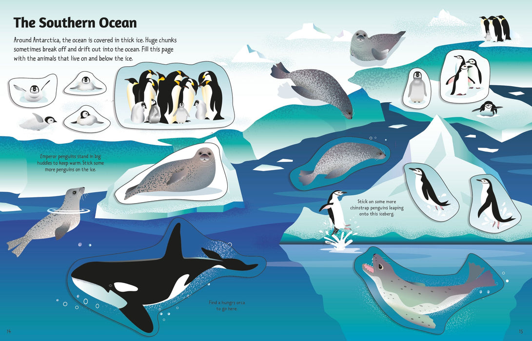 Usborne The Oceans First Sticker Book