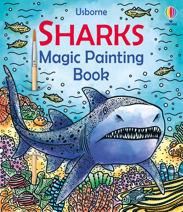 Usborne Sharks Magic Painting Book