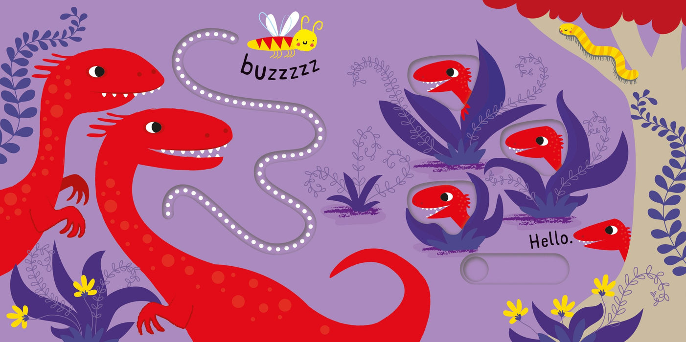 Usborne  Slide And See Dinosaurs Book