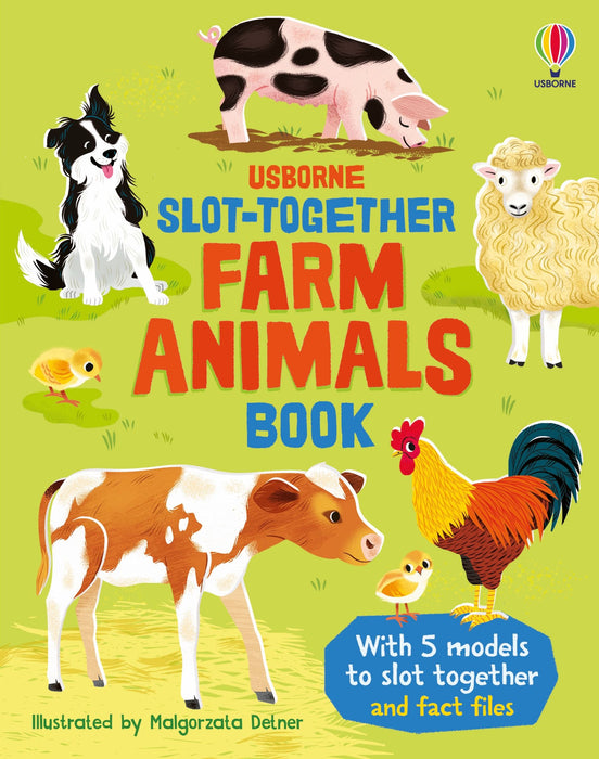 Usborne Slot-together Farm Animals Book