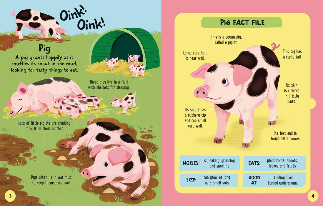 Usborne Slot-together Farm Animals Book