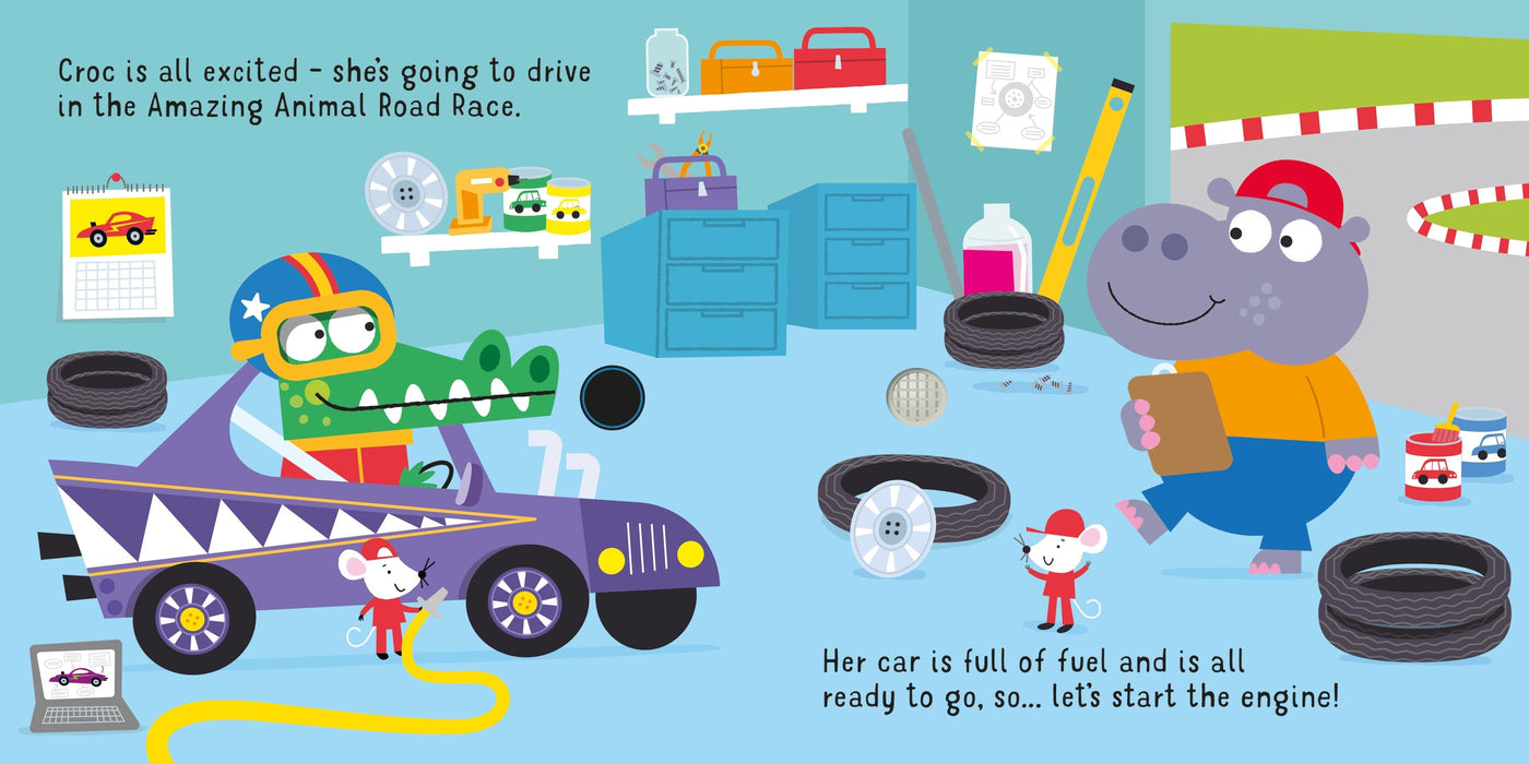 Usborne Let's Go In A Racing Car!