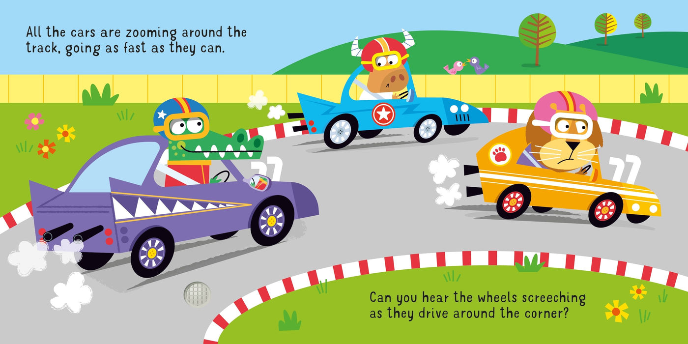 Usborne Let's Go In A Racing Car!