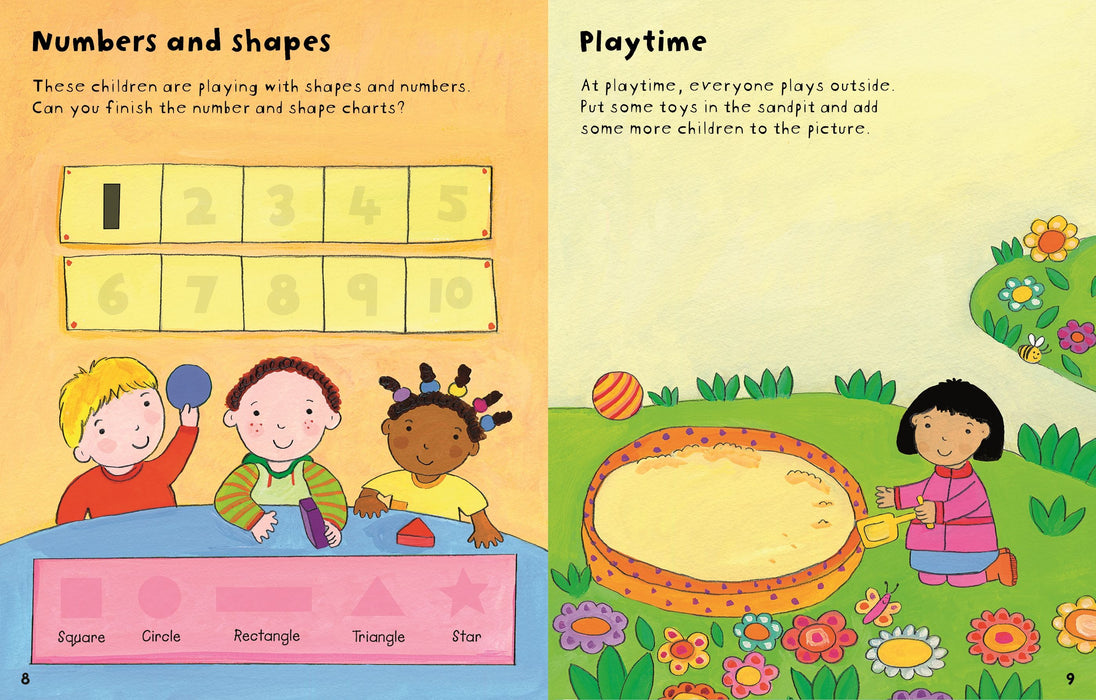 Usborne Starting School Sticker Book